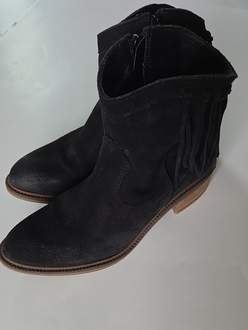 Eric Michael Leather Ankle Booties Made in Portugal Women Size 39 US 8.5 9